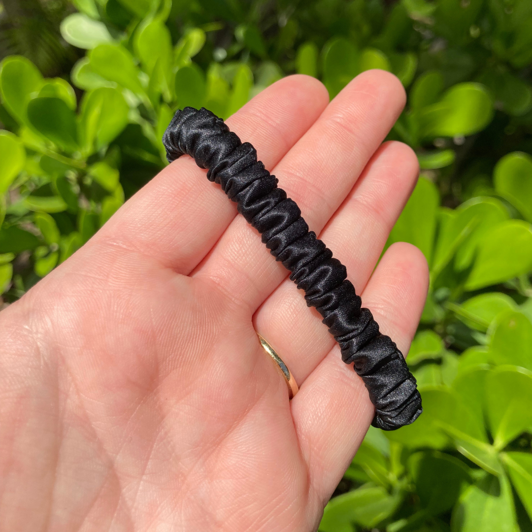 100% Mulberry Silk Scrunchie Mini
