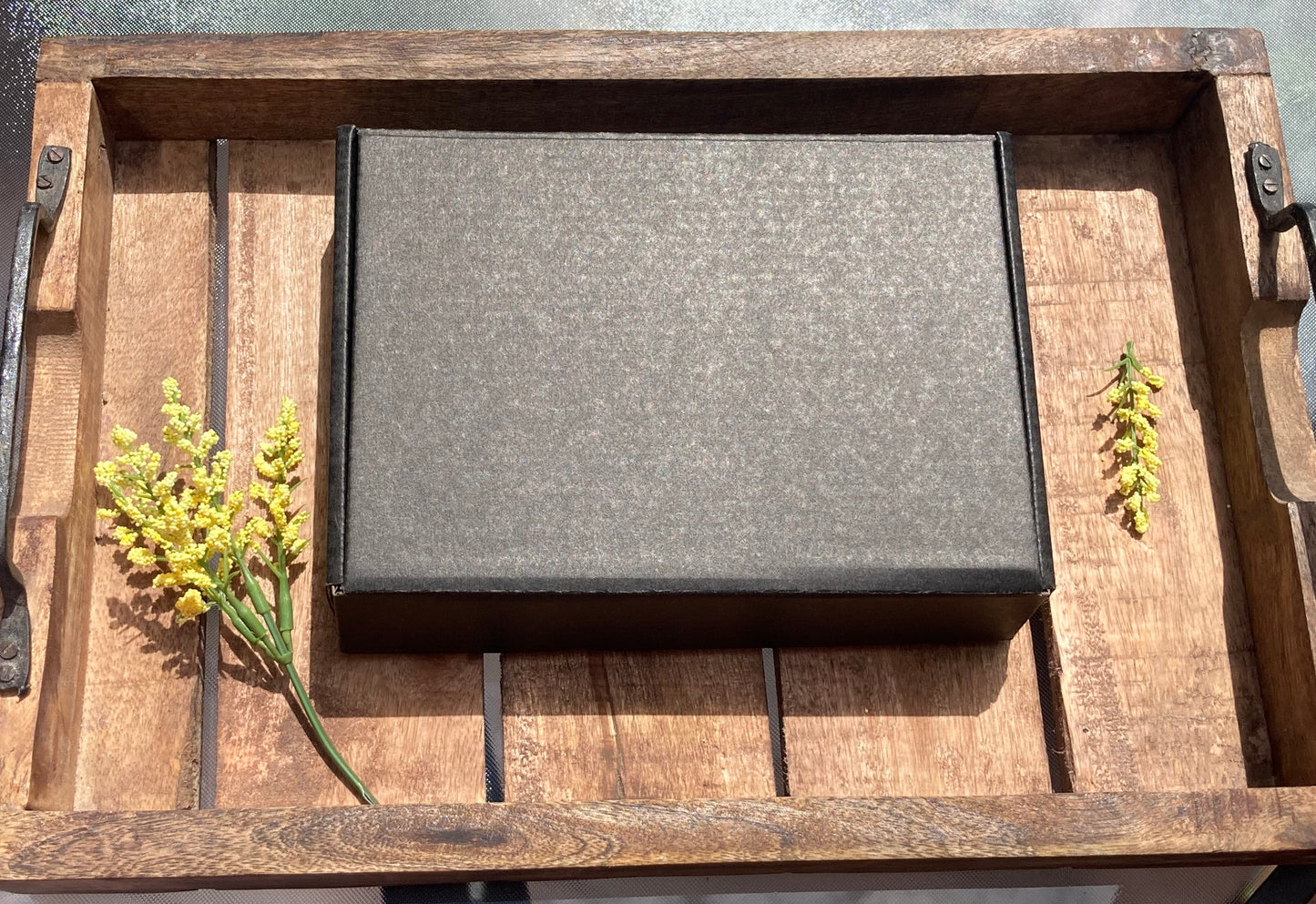 100% Mulberry Silk Gift Box - Black