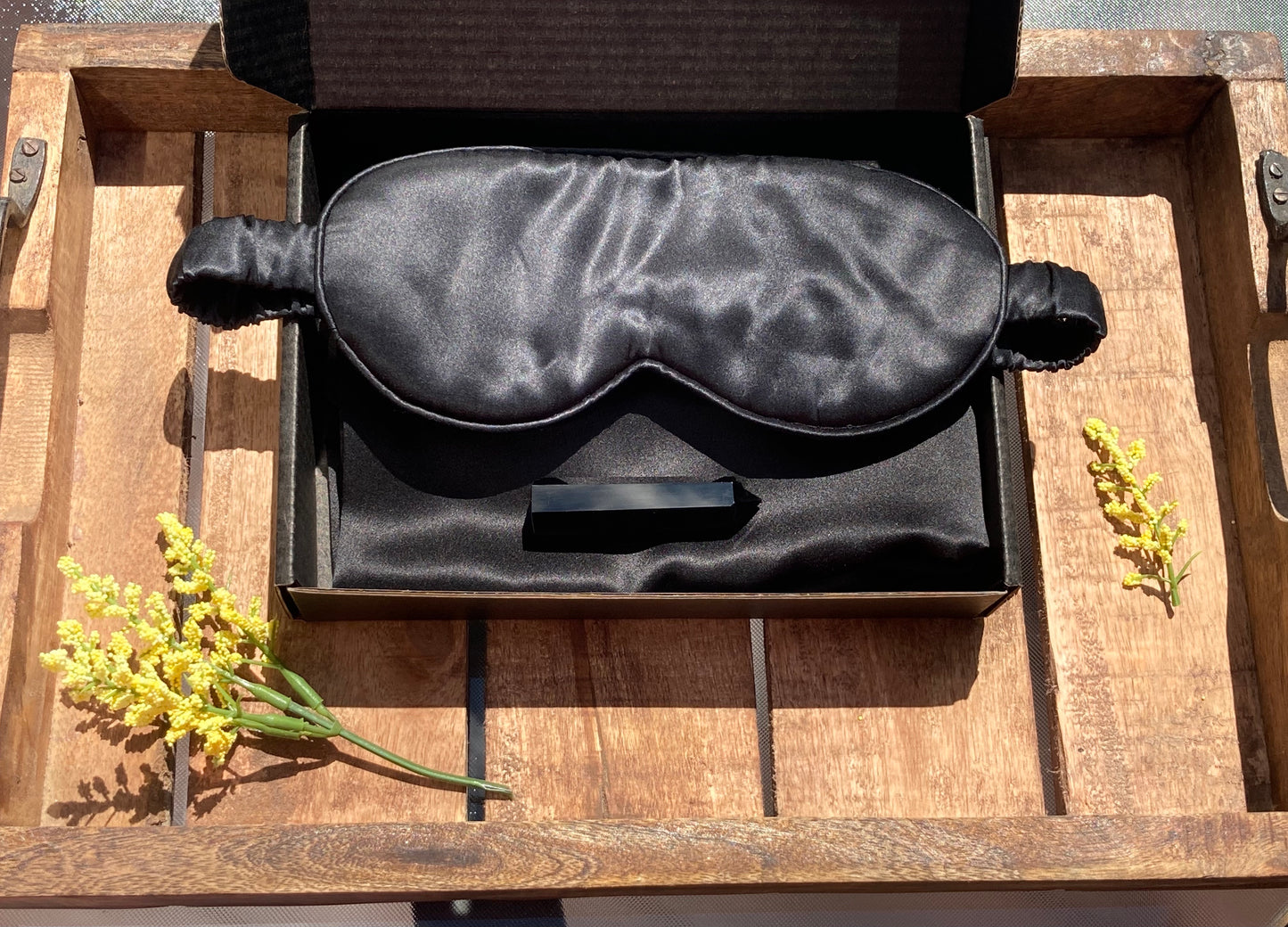 100% Mulberry Silk Gift Box - Black