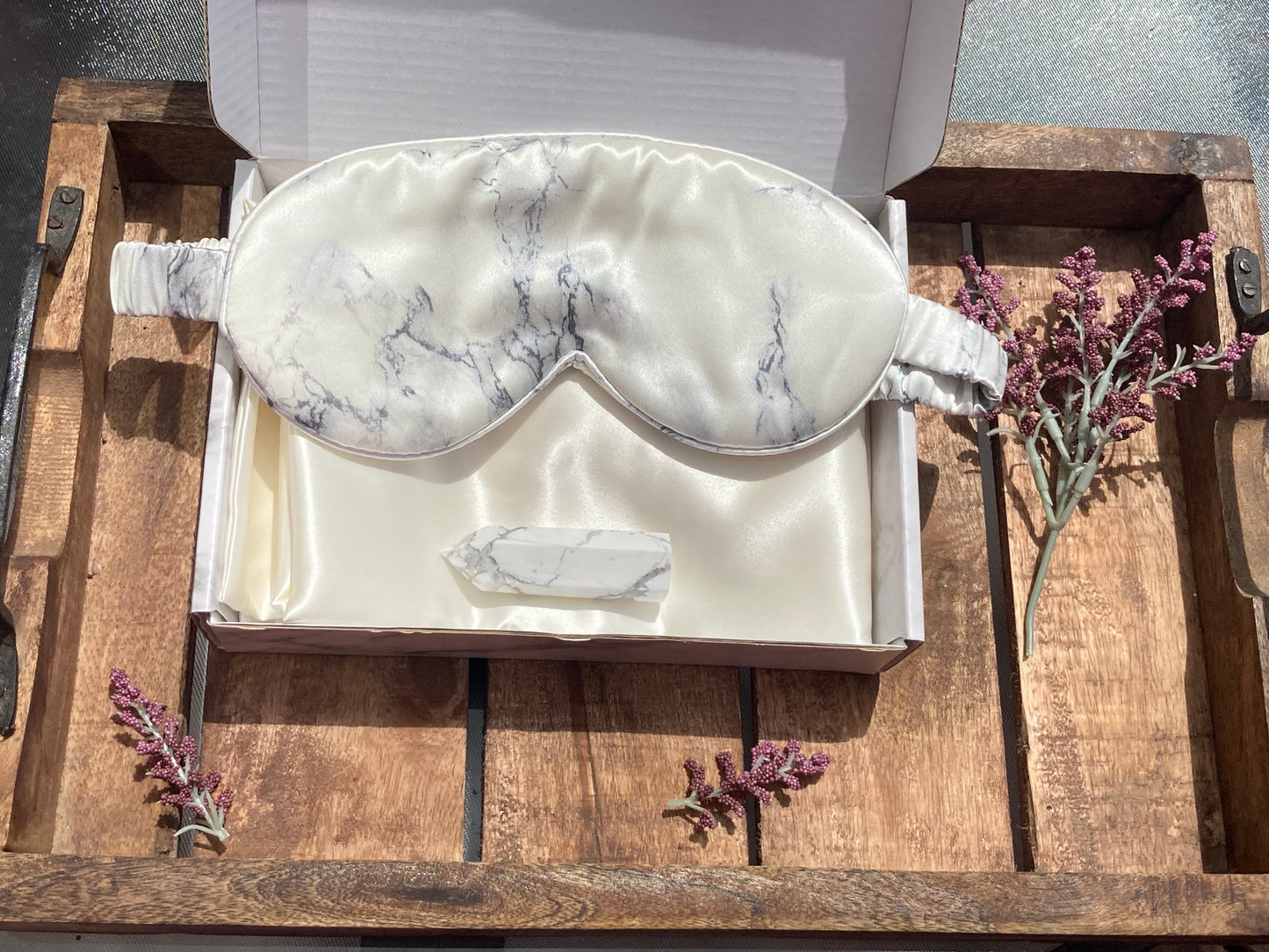 100% Mulberry Silk Gift Box - Marble