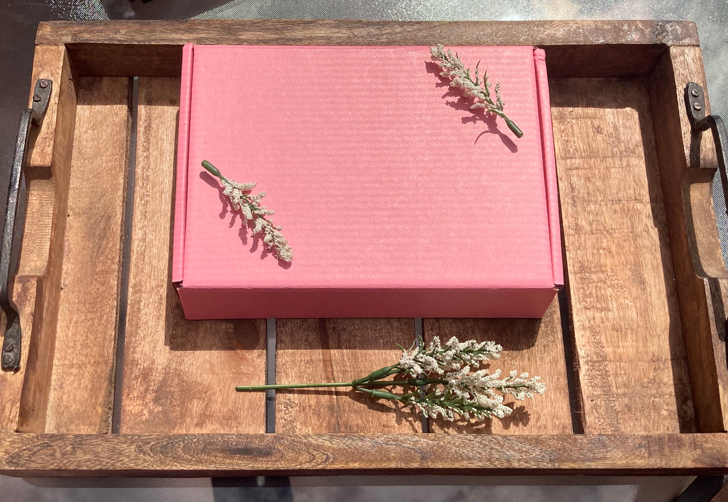 100% Mulberry Silk Gift Box - Pink